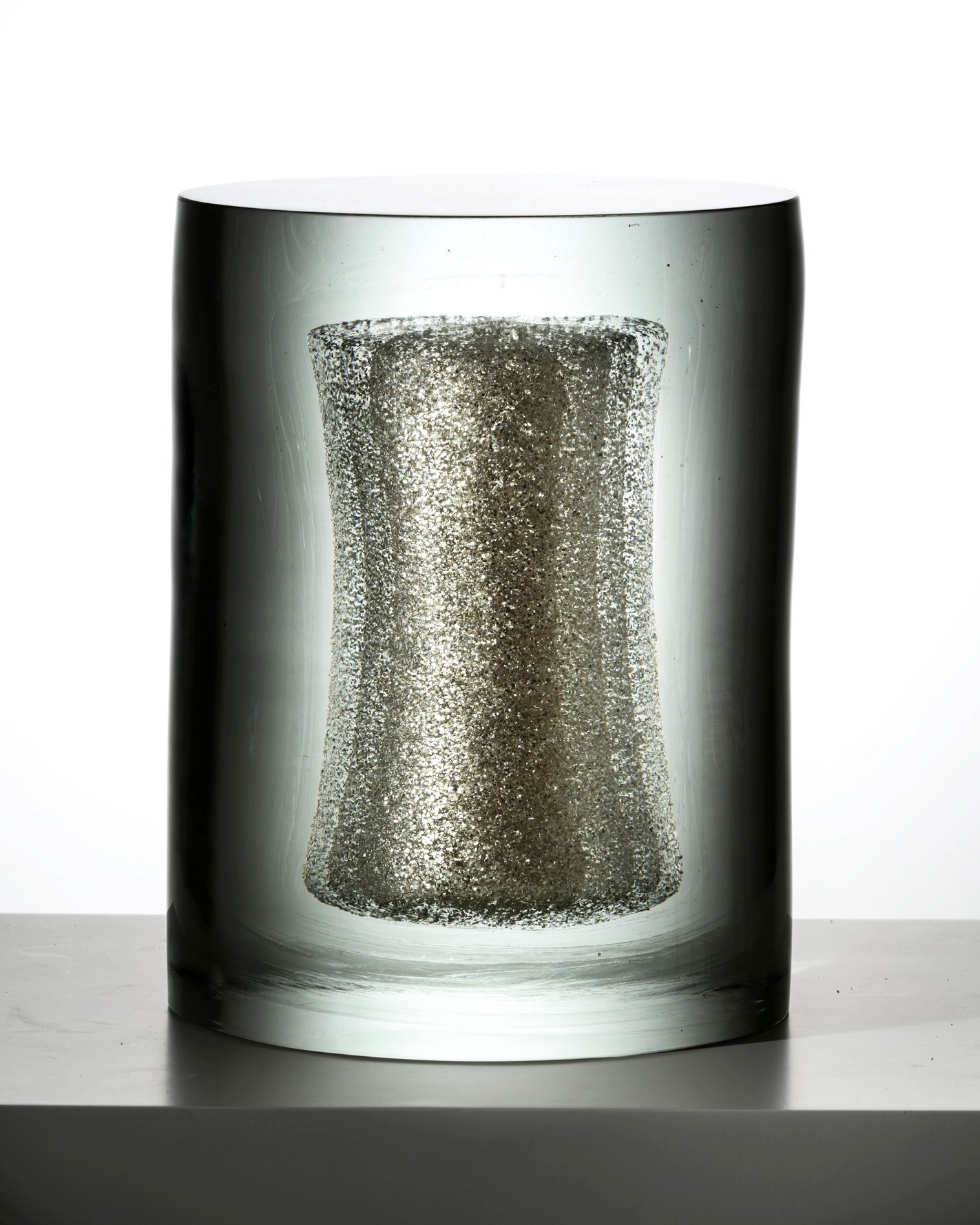Ilkka Suppanen /  Layers of silver inside of glass 
