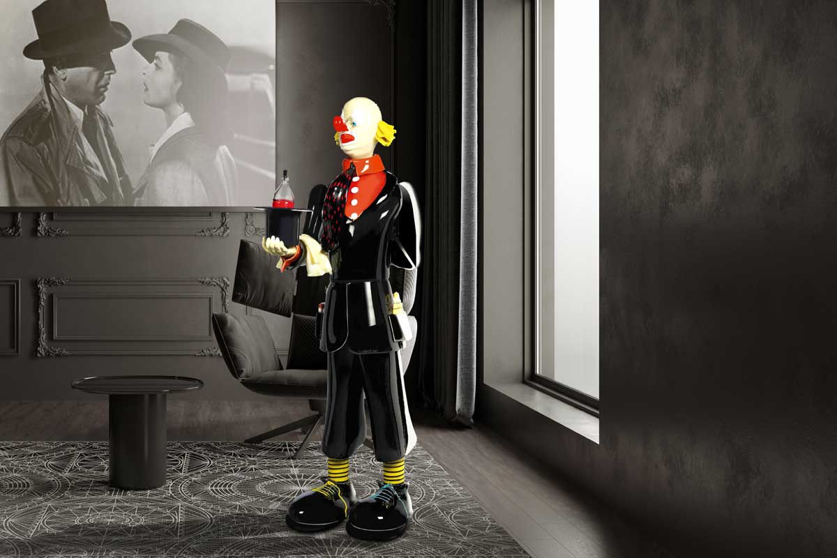 Pino Signoretto - Giant Waiter Clown